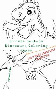 You can now print this beautiful cute cartoon flamingo coloring page or color online for free. 15 Cute Cartoon Dinosaurs Coloring Pages Free Printable Coloring Page