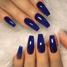 There are 39497 acrylic nails coffin for sale on. Amazon Com Cosydays Coffin Press On Nails Blue Ballerina Glossy Medium False Nails Full Cover Nude Color Fake Nail For Women And Girls 24 Pcs B Blue Beauty