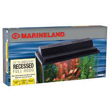 Fluorescent Rescessed Full Hood Black Marineland