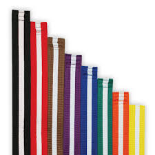 White Striped Color Belt