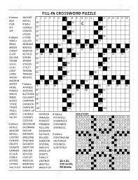 Get hints, track time, print, access previous puzzles and much more. Fill In The Blanks Crossword Puzzle With American Style Grid Of 23x23 Size 68 Blocks 110 Words One Letter Revealed Answer Included Royalty Free Cliparts Vectors And Stock Illustration Image 112659143