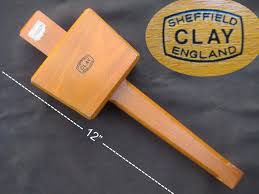 Clay Wooden Mallet Sheffield England