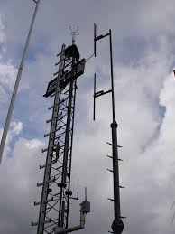 Messeinrichtungen Auf Dem Dach Der Wetterstation Vom Dwd In Winterberg Wetterstationen Winterberg Dach