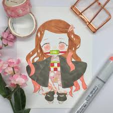 Let's learn how to draw nezuko kamado from kimetsu no yaiba today! Masterdadabelle Simple Drawing Of Baby Nezuko Im Sad I Facebook
