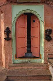 Open door window doors front door. Old Doors India Varanasi Photograph By Stereostok