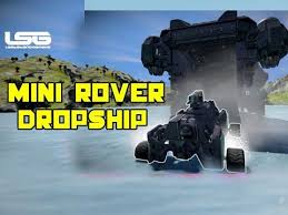 Faster and more manoeuvrable than the dropship, and boasting two medium and two large hardpoints, this is a vessel that has been designed to strike fast and hard. Drone Rover Dropship Testing Space Engineers Youtube