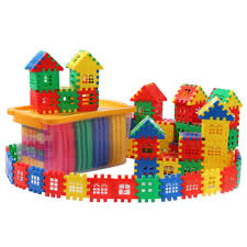 66 Piezas De Construccion De Casas Bloques De Construccion Juguetes De Aprendizaje Preescolar Sunnimix Bloques De Construccion De La Casa De Los Ninos Walmart En Linea