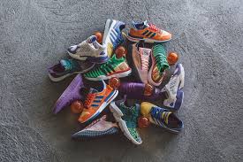 The top of the adidas x dragon ball z collaboration bears a pattern of green, black and purple spots. Dragon Ball Z X Adidas A Complete Look At The Collection
