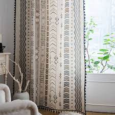 Here's a rundown of everything you need to know when buying curtains for your space. Country Style Bohemian Cotton Linen Curtains For Living Room Bedroom Windows Curtains Simple Tassel Boho Kitchen Curtain Curtains Aliexpress