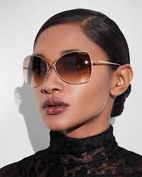 Colette Metal-Frame Butterfly Sunglasses