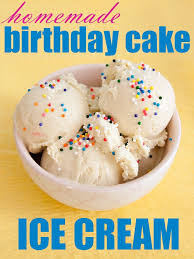 Birthday Cake Ice Cream Recipe Without Cake Mix Homemade Birthday Cake Ice Cream Recipe Ice Cream Birthday Cake Ice Cream Homemade Birthday Cakes