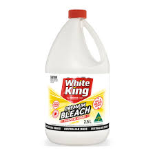 Unrelated to bleach all submissions must be related to bleach. White King Premium Bleach Lemon 2500ml Household Cleaning Products