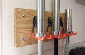 Diy Barbell Hanger Homegym The rogue vertical bar hangers are our latest storage solution for your barbells, keeping them safe and within reach when they are needed. diy barbell hanger homegym