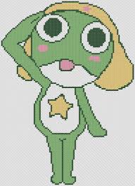 keroro gunsos sgt frog free anime cross stitch to print