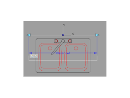 double sink  plan  free cad blocks in