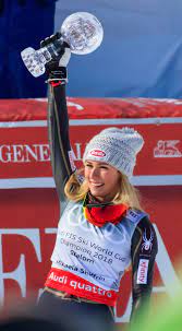 Mikaela shiffrin is an american olympic alpine ski racer, and has won two gold medals. Datei Mikaela Shiffrin Jpg Wikipedia