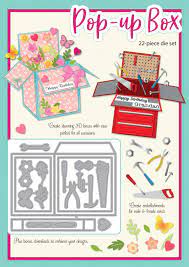 You have plenty of room on the back of the card to stamp your. How To Assemble Pop Up Box Gift In Die Cutting Essentials 51 Craftstash Inspiration