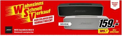 While most compact portable speakers prior to the soundlink mini pretended to sound good with phony claims like the jambox delivers. Bose Soundlink Mini Ii 99 Bei Saturn Jahrhundertpreis