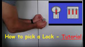 Unfold the first paperclip into the lock pick. How To Open A Drawer Lock Without Key Pick Locks With Paperclip For Beginners Tutorial Youtube