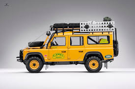 The 1:18 scale land rover defender camel trophy edition packs a mean punch, and keeps it nostalgic, brawny and undeniably cool. Almost Real 1 18 Land Rover Defender 110 Camel Trophy