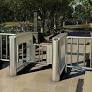outdoor tripod barrier gate with IP65 from tripodturnstilegate.com