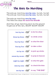 The Ants Go Marching Kindergarten Songs Classroom Songs Preschool Songs