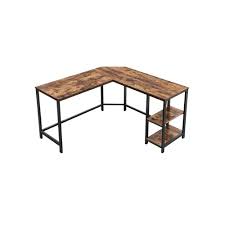Create a home office with a desk that will suit your work style. L Shaped Corner Computer Desk Home Office Furniture Vasagle By Songmics