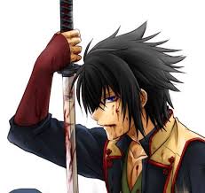 Cool Anime Guy With Sword Cool Anime Guys Black Hair Boy Anime Guys Shirtless
