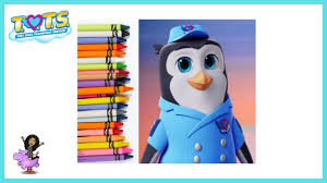 Nautical and marine harmony of colour book thirty four: New Disney Junior Tots Pip The Penguin Coloring Page Youtube