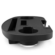 This cup holder features a holder with a special design so it can even support the handle on your smaller coffee mugs. Universal Oval Zero Gravity Chair Cup Holder Clip On Lounge Recliner Beverage Drink Table Utility Tray With Mobile Device Snack Slot And Carry Your Iphone Ipad For Pool Beach Large