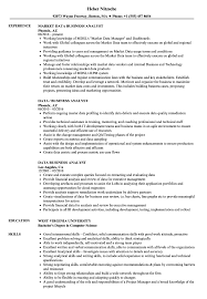 data business analyst resume samples