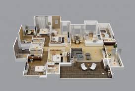 More Than 50 Beautiful Plans For Apartments With 4 Rooms Beautiful Planos De Casas Prefabricadas Planos De Casas Grandes Casas De 1 Piso