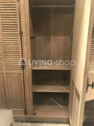 eiken louvre kleerkast halkast louvredeuren timeless living in 2021 kleerkasten louvre wandkasten