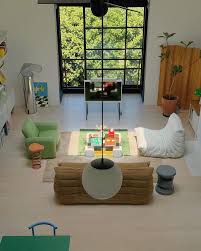 I rearranged my furniture again. The best part of this layout is having a  dedicated living area where we can enjoy the city skyline and cozy seating.  No more eating meals on