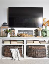 Image Result For Tv Console Fall Decor Living Room Tv Stand Fireplace Tv Stand Decor Tv Stand Decor