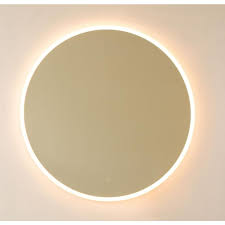 Innoci Usa Apollo Round 36 In X 36 In Led Wall Mounted Backlit Vanity Bathroom Mirror With Touch Control And Dual Color 62003636 In 2020 Mirror Horizontal Mirrors Small Bathtub