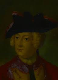 Glass Painting Mezzotint Major General Jeffrey Amherst Canada N America  c.1765