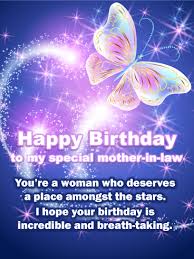 Sweet Birthday Card For Mother In Law Inspiring Magical Butterfly Happy Birthday Card For Mother In Law Birthday Greeting Cards By Davia Birthday Cards For Mother Happy Birthday Wishes For Him Happy Birthday Wishes For A Friend