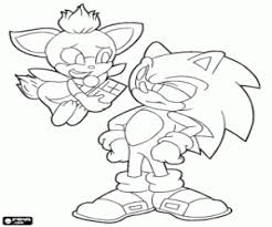 The hedgehog from the future, silver. Sonic Coloring Pages Printable Games