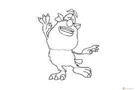 It seems that he can do everything: Booba Coloring Pages 30 Best Images Free Printable