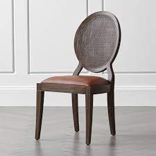 Shop Winnetka Light Mahogany Dining Side Chair Over Padded Cushion Upholstered In Acorn Brown Leather Provides A Side Chairs Dining Dining Room Chairs Chair