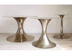 Check spelling or type a new query. Dakota Table Bases In Brass Finish From Www Julianchichester Com Metal Base Dining Table Modern Table Legs Rustic Oak Dining Table