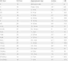 57 most popular child of mine shoe size chart