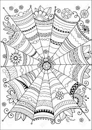The web pages can be created and published easily and quickly using t. Vector Coloring Page For Adult Mandala Spider Web Printable Coloring For Halloween Royalty Free Cliparts Vectors And Stock Illustration Image 155762012