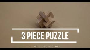 We have included a picture if you can not remember the name of the puzzle you have. 3d Wooden Puzzle 3 Piece Cross With Commentary Youtube