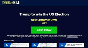 Us Election Betting Special Get 50 1 Republicans To Win The 2020 Us Election And Donald Trump To Be President