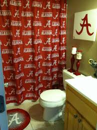 The alabama crimson tide had a relaxing sunday while the playoff matchups were announced. Alabama Bathroom For Football Season Roll Tide Alabama Room Alabama Decor Alabama Bedroom