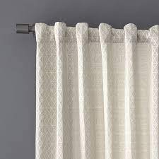 Painterly Diamond Jacquard Curtain Platinum West Elm Like The Texture Pattern On These As Well Curtains Living Room Accessories Home Living Room