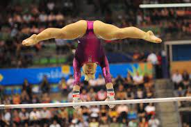 Maybe you would like to learn more about one of these? Shawn Johnson Kyfun Olympic Gymnast Women S Gymnastics Uneven Bars Acrobatic Gymnastics Gymnastics Photography Gymnastics Photos