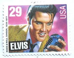 29 Cent Elvis Stamp Mint Uncirculated block of 8 Stamps